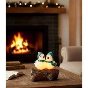 🕊️❄️Wax Snowbirds Flameless Candle | Cozy Winter Decor | Timer Feature  🎄